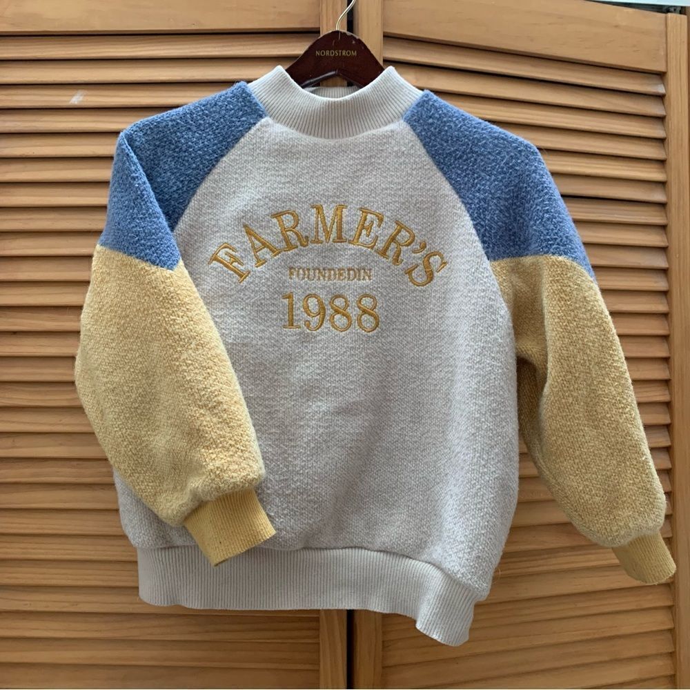 Vintage Farmer’s Founded in 1988 Sweater  kids XL